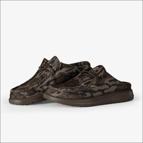 Camp Shoes - Outback Series | Mens - Mossy Oak Original Bottomland - 8 - Footwear