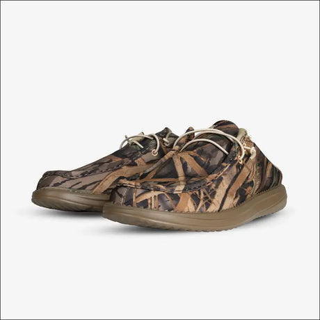 Camp Shoes - Outback Series | Mens - Mossy Oak Original Shadow Grass - 12 - Footwear
