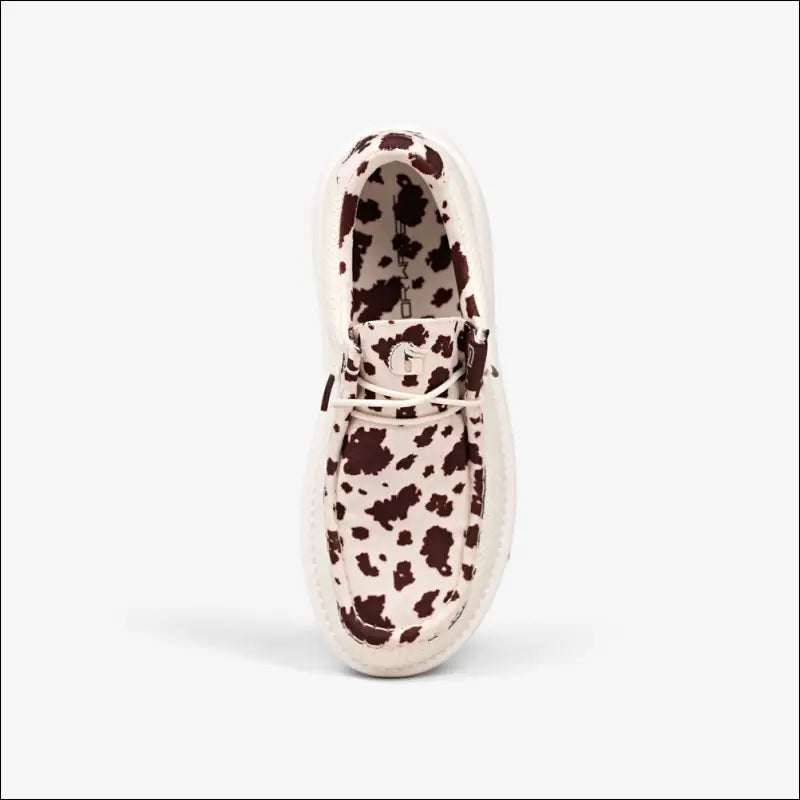 Camp Shoes | Womens - Brown Cow - 6 - Footwear