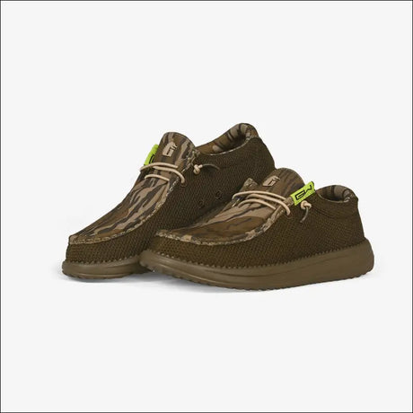 Camp Shoes | Youth - Mossy Oak 2-Tone Original Bottomland - 1 - Footwear