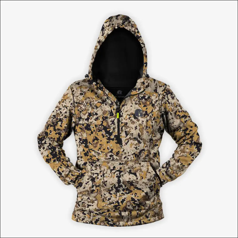 Catahoula 1/2 Zip Hoodie | Mens - 7 Brown - Small - Outerwear