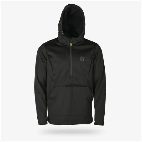 Catahoula 1/2 Zip Hoodie | Mens - Black - Small - Outerwear