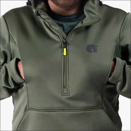 Catahoula 1/2 Zip Hoodie | Mens - Realtree Max-7 - X-Large - Outerwear