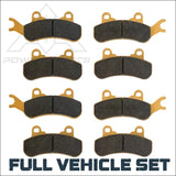 Can-Am Commander/Commander MAX 1000R/700 2021-2026 Front & Rear Ceramic Brake Pad Set - Brakes