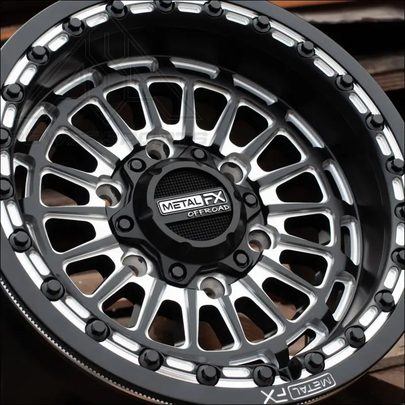 Delta 6R Beadlock | Satin Black Contrast Cut - Wheels