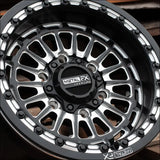 Delta 6R Beadlock | Satin Black Contrast Cut - Wheels