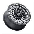 Delta Beadlock | Satin Black Contrast Cut - 15x7 | +25mm/4.5 + 2.5 | 4x136/4x137 | 78302 (Can-Am / Honda) - Wheels