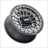 Delta Beadlock | Satin Black Contrast Cut - 15x7 | +25mm/4.5 + 2.5 | 4x136/4x137 | 78302 (Can-Am / Honda) - Wheels