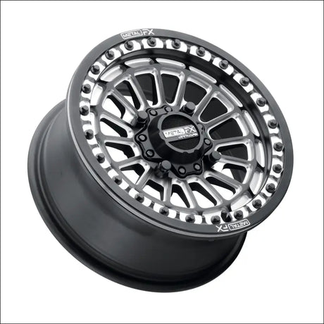 Delta Beadlock | Satin Black Contrast Cut - 15x7 | +25mm/4.5 + 2.5 | 4x136/4x137 | 78302 (Can-Am / Honda) - Wheels