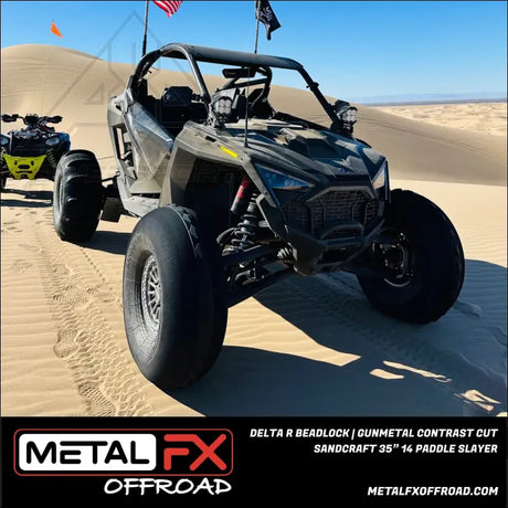 Delta R Beadlock | Gunmetal Contrast Cut - Wheels