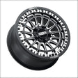 best delta r beadlock, satin black contrast cut at metal fx offroad