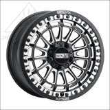 best delta r beadlock, satin black contrast cut at metal fx offroad