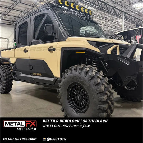 Delta R Beadlock | Satin Black - Wheels