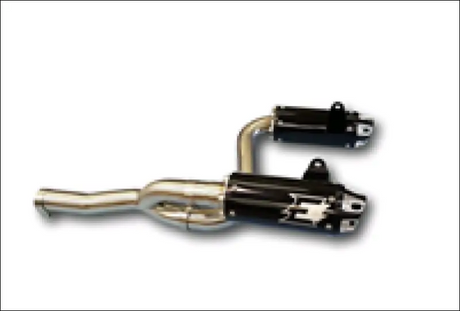 Empire Industries Can-am Renegade Gen 2 Slip On Exhaust - Powder coated black / Black