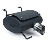 EVP Center Exit Muffler With Rear Fascia for Ranger 1500 - Black / Carbon Fiber - 300 Exhaust Simple
