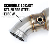 EVP Racing 3 Inch Down Pipe with Bullet Muffler for 2024 Can-Am Maverick R - Exhaust