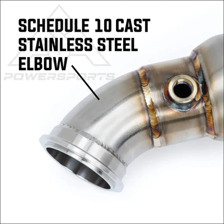 EVP Racing 3 Inch Down Pipe with Bullet Muffler for 2024 Can-Am Maverick R - Exhaust