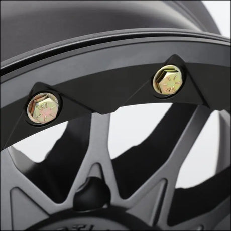 Frontline 223 Beadlock Wheels - Gunmetal Grey - 15x7 / 4x137 / 5 + 2 ( + 38mm)