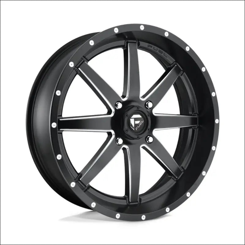 Fuel D538 Maverick Non-Beadlock Wheel Matte Black Milled - 14x7 / 4x156 / + 13mm - Wheels