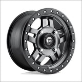 Fuel D558 Anza Non-Beadlock Matte Gun Metal Black Bead Ring - 14x7 / 4x156 / + 13mm - Wheels
