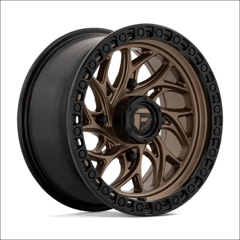Fuel D777 Runner UTV Non-Beadlock Bronze w/Matte Black Ring - 15x7 / 4x137 / + 10mm - Wheels