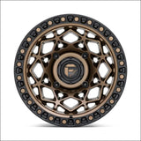 Fuel D785 Unit UTV Non-Beadlock Bronze w/ Matte Black Ring - 15x10 / 4x137 / + 0mm - Wheels