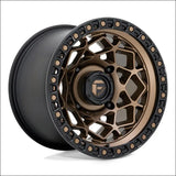 Fuel D785 Unit UTV Non-Beadlock Bronze w/ Matte Black Ring - 15x7 / 4x137 / + 10mm - Wheels