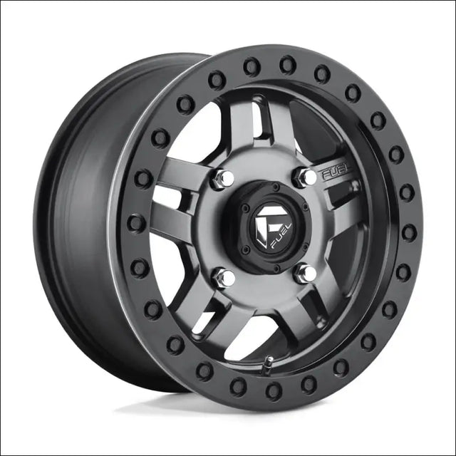 Fuel D918 Anza Beadlock Matte Gun Metal - 14x7 / 4x137 / + 13mm - Wheels