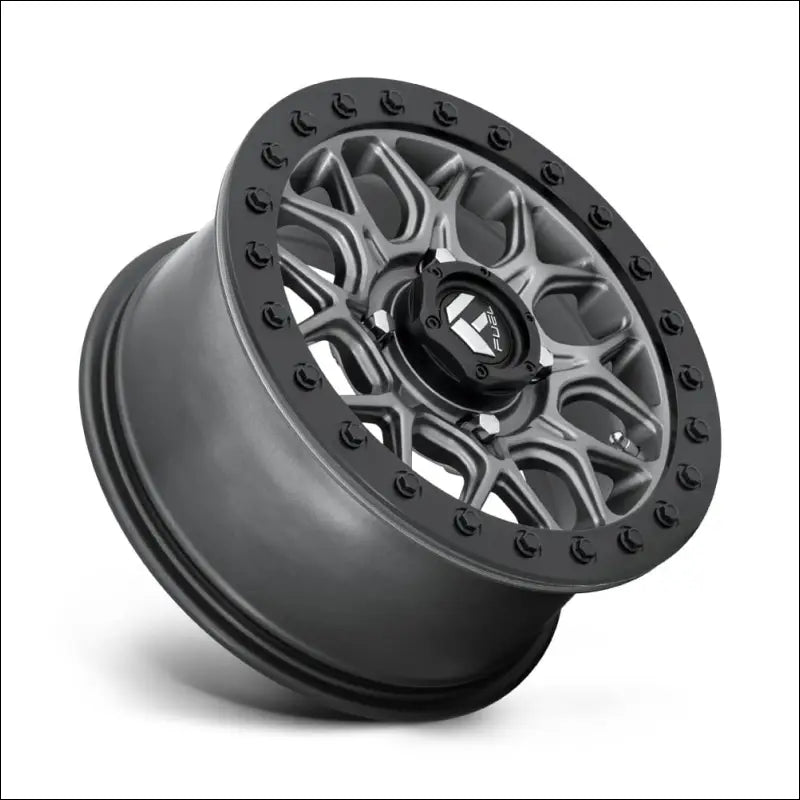 Fuel D919 Tech Beadlock Wheel Matte Gun Metal Black Bead Ring - 15x7 / 4x156 / + 38mm - Wheels