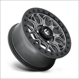 Fuel D919 Tech Beadlock Wheel Matte Gun Metal Black Bead Ring - 15x7 / 4x156 / + 38mm - Wheels