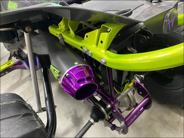 Gen 1 2007-2012 CanAm Renegade 500-800cc Sniper Performance Series Slip On - Raw stainless / Blank / None