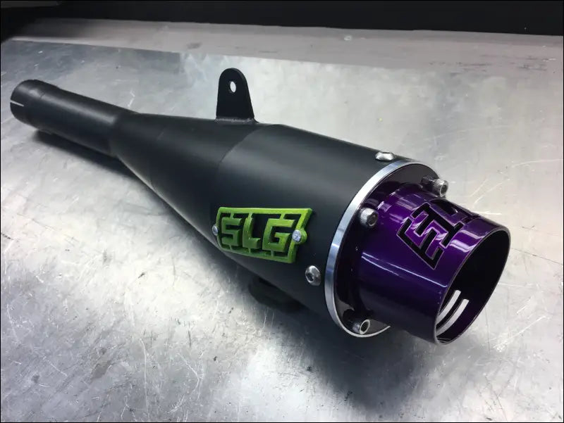 Gen 1 2007-2012 CanAm Renegade 500-800cc Sniper Performance Series Slip On - Raw stainless / Blank / Removable spark