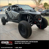 Hitman R Beadlock | Satin Black - 15x7 | +61mm/6 + 1 | 5x4.5 | 78120 (Polaris 5-Lug Only)