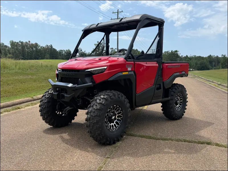Honda Pioneer 1000 forward a-arms - Black / MOORHEAD REAR RAKED ARMS / NO FRAME BRACE