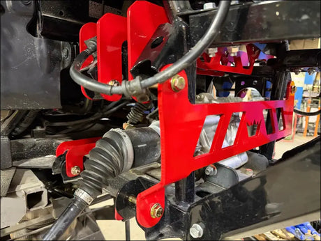 Honda Pioneer 700 frame brace kit - BLACK - ATV Parts