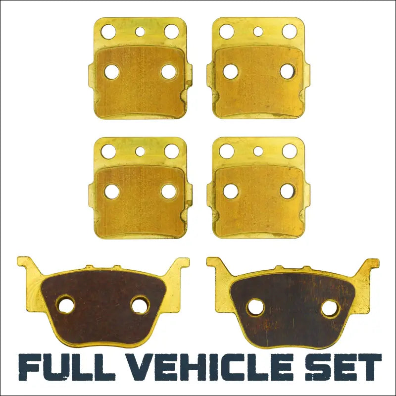 Honda Rancher/Foreman TRX420/TRX500/TRX520 2009-2026 Brass Brake Pad Set - Full Vehicle - Parts & Accessories