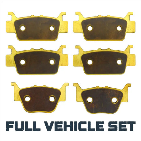 Honda Rincon TRX680/Rubicon 700 2008-2026 Brass Brake Pad Set - Full Vehicle - Brakes