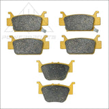 Honda Rincon TRX680/Rubicon 700 2008-2026 Ceramic Brake Pad Set - Vehicle Parts & Accessories