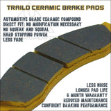 Honda TRX700 XX 2008-2009 Ceramic Brake Pad Set - Vehicle Parts & Accessories