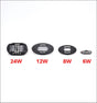 Infinite Offroad | (BASE) - RGB + W ROCK LIGHT KIT - 4PC / SMALL - 4 WATT - LIGHTS