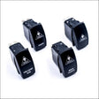 Infinite Offroad | INFINITE OFFROAD DUAL LED ROCKER SWITCH (5 COLORS) - WHITE / LOGO ONLY - LIGHTS