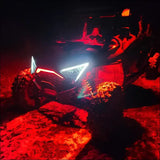 Infinite Offroad (RGB + W) Polaris Fang or Brow Light - RZR Pro / No Controller - Rock Lights