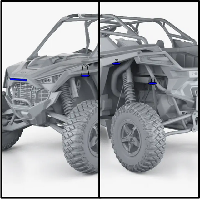 Infinite Offroad | (RZR PRO) - RGB + W STANDARD ROCK LIGHT KIT - 6 x 8W PODS / 4 6W MAG - LIGHTS
