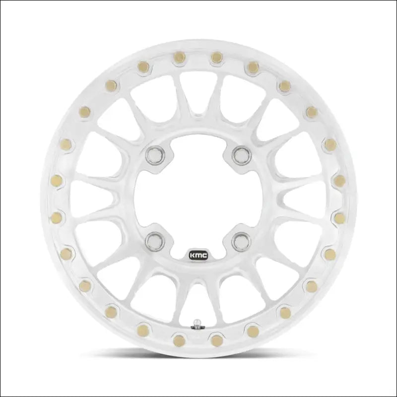 KMC Impact Forged Beadlock UTV Wheel - Raw Machined Forged
