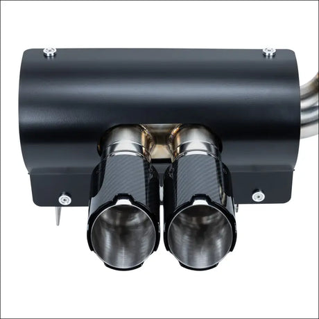 Magnus 3 Inch Twin Rear Exit Full Exhaust System for Can-Am Maverick X3 - Carbon Fiber Tips