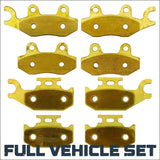 Can-Am Maverick 2013-2018 Brass Brake Pad Set - Full Vehicle - Brakes
