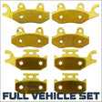 Can-Am Maverick 2013-2018 Brass Brake Pad Set - Full Vehicle - Parts & Accessories