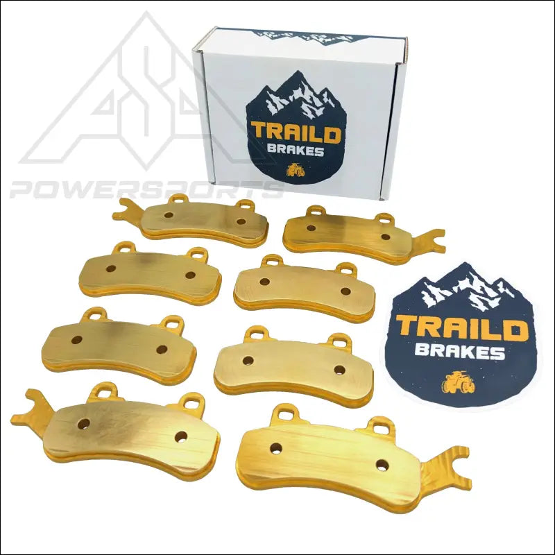 Can-Am Maverick X3/MAX/Sport/Trail 2017-2026 Front & Rear Brass Brake Pad Set - Brakes