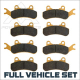 Can-Am Maverick X3/MAX/Sport/Trail 2017-2026 Front & Rear Ceramic Brake Pad Set - Brakes