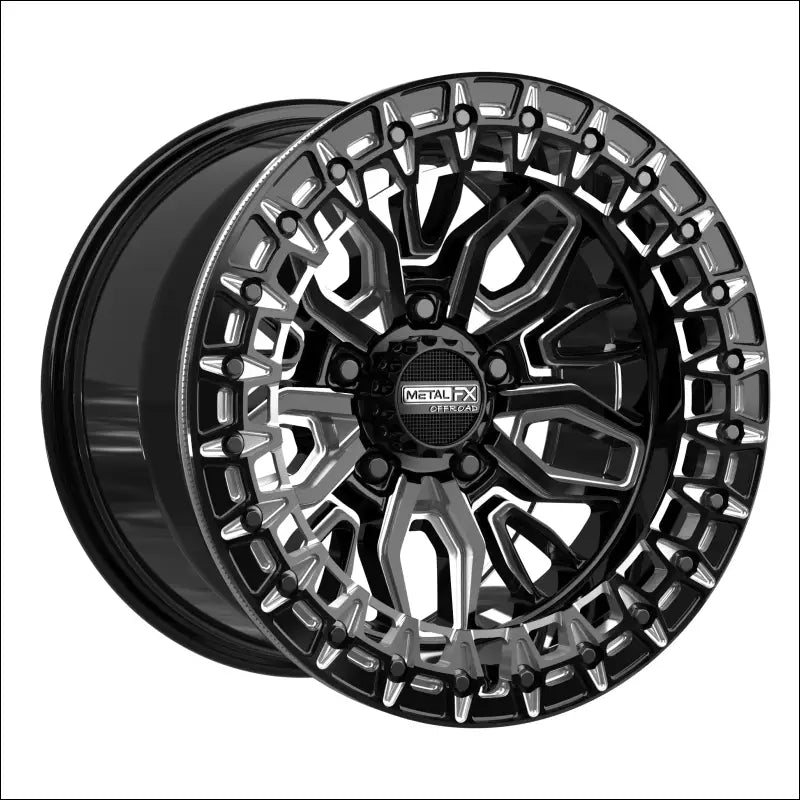 Mayhem R Beadlock | Gloss Black Contrast Cut - Wheels